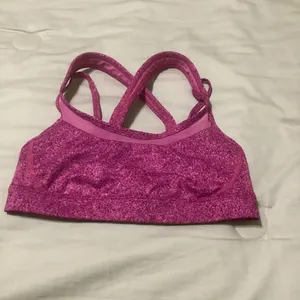 Lululemon Get Down Bra size 4 Rio Mist Pink Paradise Red Grape / Pink Paradise thumbnail 1