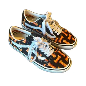 Vans x Thrasher Skate Old Skool Black Multi Logo Canvas Shoes mens 7 women’s 9 thumbnail 3