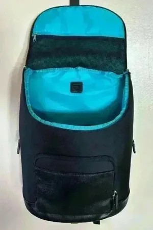 Francine Tribeca Women In Business Laptop Backpack Solid Black‎ Teal Insi… thumbnail 1