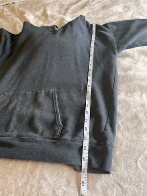 Vintage Gray Pullover Hoodie Sweatshirt Unisex Staple Layer Adult Sz L GUC thumbnail 5