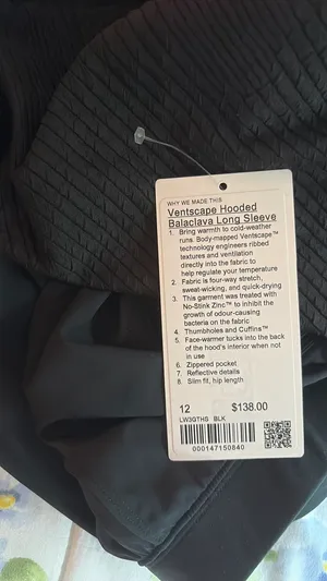 Lululemon Jacket Black thumbnail 5