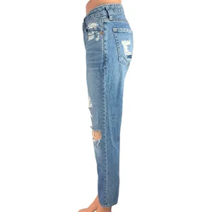 Abercrombie & Fitch Ames Low Rise Distressed Skinny Slim Boyfriend Denim Jeans 0 thumbnail 2