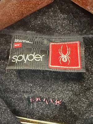 🕷️🕷️BOGOHO🕷️🕷️🕷️Spyder Black Jacket with Pink Logo-small thumbnail 4