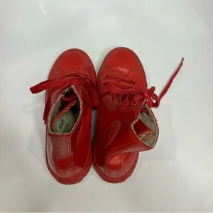 Converse all star HI rubber Red sneakers‎ hightop Unisex sizing women’s 5 thumbnail 6