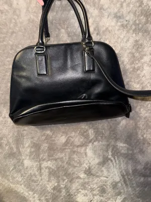Express Black Dome Satchel Handbag with Crossbody Strap thumbnail 5