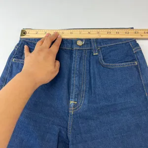 7‎ For All Mankind Straight Jeans Womens 26 Blue Denim Cotton Straight High Rise thumbnail 10