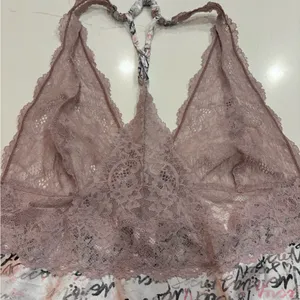 Victoria's Secret Lace Trim Chemise - Pink and Black size M thumbnail 4
