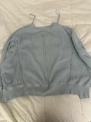 American Eagle Blue Sweater Knit thumbnail 4