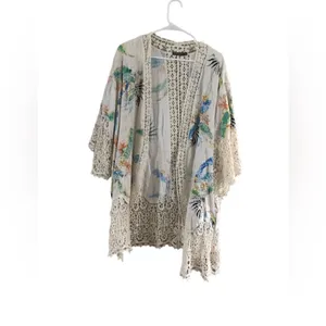 Spiaggia Dolce Floral Sheer Swim Coverup thumbnail 3