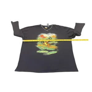 Pooh‎ Woman Tigger Flies A Kite Sweatshirt Graphic V-neck Size 26W/28W Blue Vtg thumbnail 3