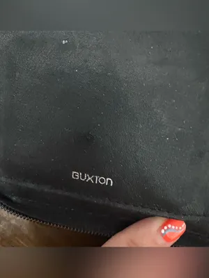 Buxton leather zip around travel passport wallet organizer thumbnail 3