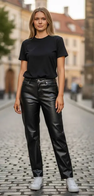 Abercrombie & Fitch Curve Love 90s Straight Ultra High Rise Black Pants Sz 30 10 thumbnail 1
