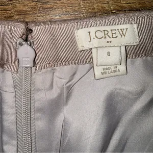 J. Crew Wool Viscose Blend Women’s Taupe Knit Mini Skirt thumbnail 5