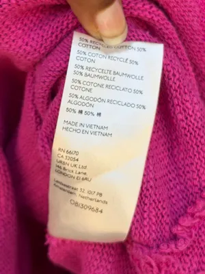 Free People We The Free Pink North Star T-Shirt Women’s M Oversized Raw Hem Boho thumbnail 7