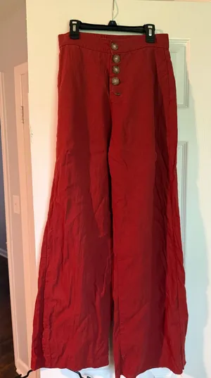ZARA Burnt orange pants thumbnail 1
