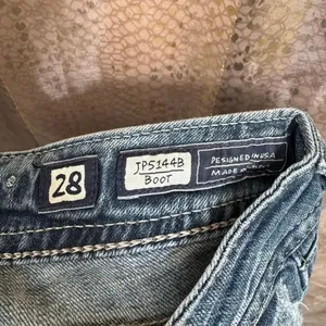Miss Me Chain Pocket Low Rise Bootcut Western Rhinestone Jeans Size‎ 28 thumbnail 4