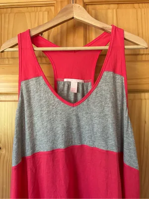 Victoria’s Secret flowy racer back colorblock tank top size XL thumbnail 3