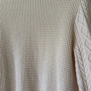 Cyrus Cream Cable Knit Sweater Ivory Size M Academy Preppy thumbnail 10