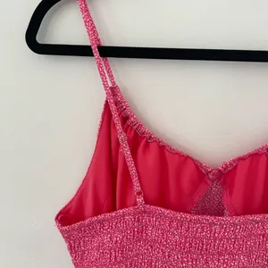 Sienna Sky Pink Spaghetti Strap Tank Top L- Adjustable Drawstring Gathered Neck thumbnail 6