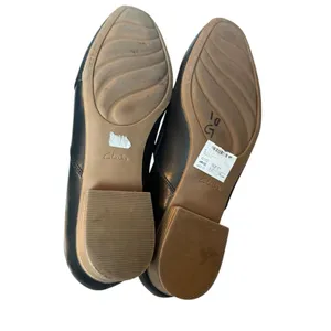 Clarks Juliet Palm Black Leather Loafers Slip-On Comfort Shoes Women’s US 9.5 thumbnail 7
