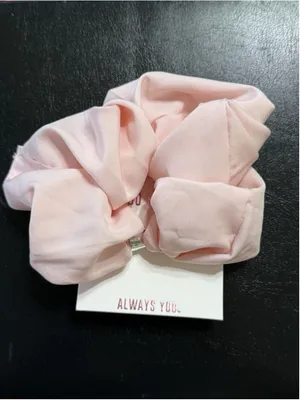 Always You Pink Large Scrunchie Hair Tie New thumbnail 2