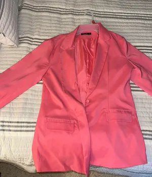 Oversized Blazer Pink Size 8 thumbnail 1