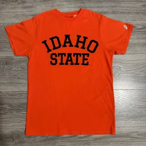 League Idaho State University Orange Cotton Graphic T-Shirt Womens Small College thumbnail 10