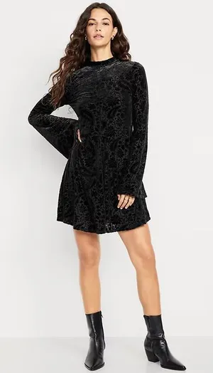 Old Navy velvet mini dress thumbnail 1