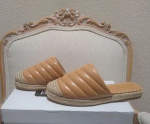 Espadrille Quilted Mules Slip On Shoes thumbnail 3