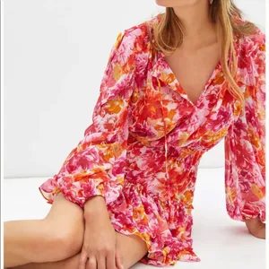 Anthropologie + MISA Los Angeles Clementine Ruffled Floral Dress NWT thumbnail 2