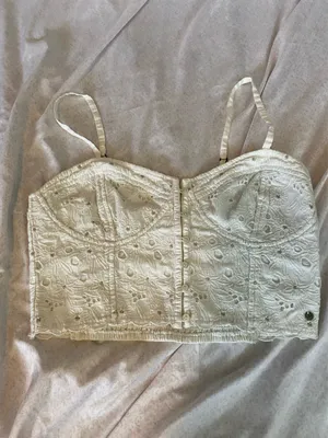 Abercrombie & fitch white tank top thumbnail 5