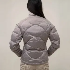 The North Face | Goose Down‎ 550 Silver Quilted Puffer Jacket, size XS thumbnail 2