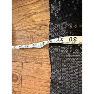 Free People Vintage black sequin scoop back tank dress 6 thumbnail 8