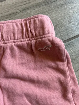 Hollister Rose Pink Elastic-Waist Athletic Shorts thumbnail 3
