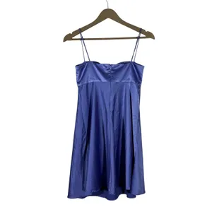 Oh Polly Bustier Satin Solid Mini Dress Lilac Regencycore Padded Strappy Size 6 thumbnail 3