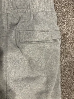 Grey Nike kids boys cuffed sweatpants thumbnail 3