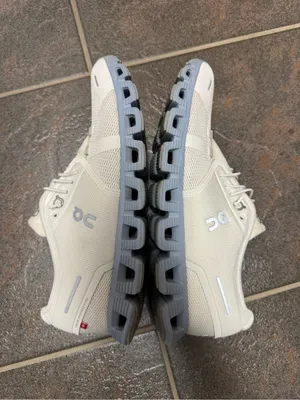 ON Running Womens Cloud 5 Gym Shoes Sneakers Trainers Chambray Blue White 10 thumbnail 10