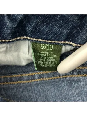 U.S. Polo Assn. Womens Blue Denim Jeans Size 9/10 Low Rise Straight Leg thumbnail 9