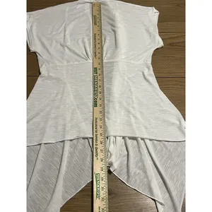 Fresh Brewed Size XL Lightweight Stretchy Summer Top Casual‎ Beach Travel White thumbnail 5