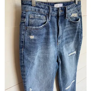 Vervet Blue Women's‎ Cotton Jeans 27X27" Distressed Raw Hem - Excellent thumbnail 7