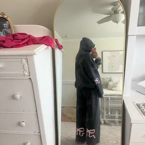 Edikted Black Pants with Pink Bow Details thumbnail 4