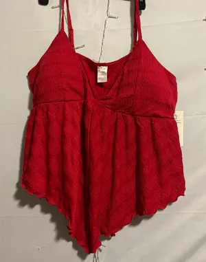 Red Women's Top Size undefined thumbnail 1