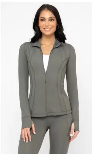 Zip up Jacket Gray Size M thumbnail 1
