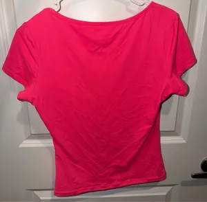 Women’s Hot Pink Shirt Size M thumbnail 3