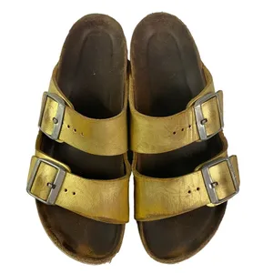Birkenstock Arizona Gold Sandals 38 Womens‎ 7 has some wear thumbnail 5