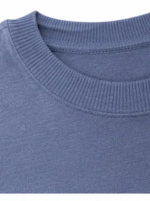 Z Supply Blue Oversized Lightweight Sweatshirt Size M thumbnail 5