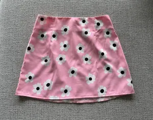 Princess Polly Pink Daisy A-Line Mini‎ Skirt thumbnail 1