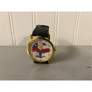 Retro Bill Clinton watch Black thumbnail 2