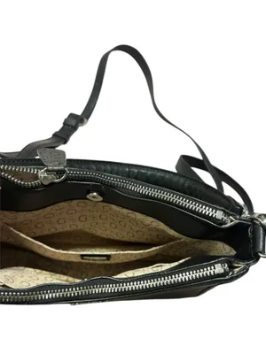 Guess Black Logo Monogram Bag thumbnail 4