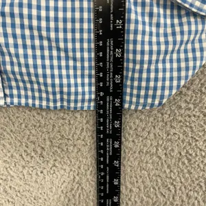 Aigle Depuis 1853 Shirt Women S Blue Gingham Plaid‎ Long Sleeve Button Down thumbnail 7